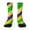 Beige, variant on MEICHEN Women's Mardi Gras Themed Comfortable Cute Printed Mid Calf Sports Socks Fashion Clothing Accessories for Women