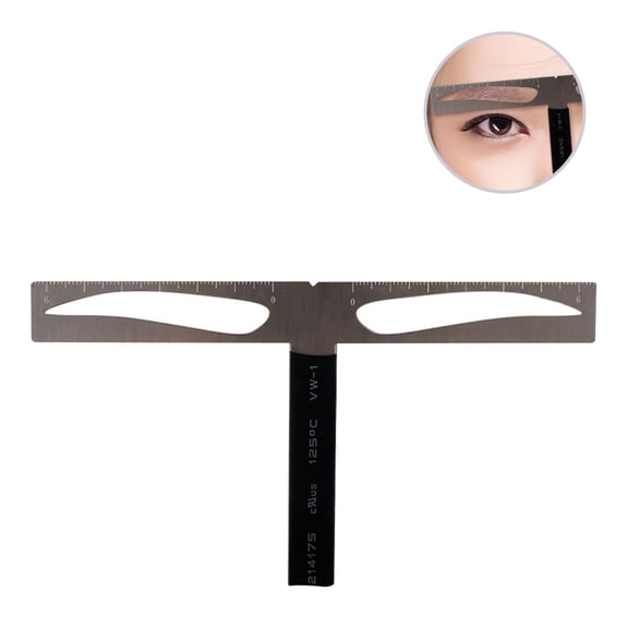 LITINKIMI Brow Stencils with Stamps, Multi-Color, Quick and Symmetrical Eyebrows