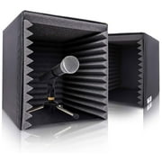 Pyle PSIB27X2 2 Pc Soundproofing Shield Isolation Foam Recording Booth Box