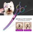 thumbnail image 7 of EXLEAF 7 Inches Curved Thinning Scissors, Dog Grooming Scissors for Home Use, Stainless Steel Pet Beauty Tools and Accessories, 7 of 7
