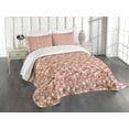 thumbnail image 3 of Ambesonne Love Quilted Bedspread Set 3 Pcs, Colorful Little Hearts, Queen Size, Pale Blue Pale Pink, 3 of 5