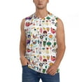 thumbnail image 2 of Picia Alpaca Flower mens Cotton Tank Undershirts , Moisture-wicking Ribbed Tanks, Lightweight Cotton Tank Undershirts-XX-Large, 2 of 8