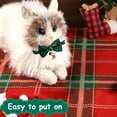 thumbnail image 6 of Christmas Cats Collar with Bow Belle - 1 Pack Christmas Kittens Bow Collar Christmas Collar for Kittens, 6 of 6