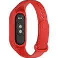 thumbnail image 3 of KOMI Soft Silicone Bands with Bumper Case Compatible with Xiaomi Mi Band 9,Sport Strap with Protective Cover Replacement for Xiaomi Mi Band 9 Smartwatch Wine, 3 of 4