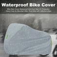 thumbnail image 3 of Graflsoa All-Season Silver 210D Oxford Cloth Waterproof Motorcycle Cover with Adjustable Strap, Compact & Lightweight for Bikes & Scooters, Fade & Tear Resistant, 3 of 6