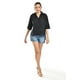 thumbnail image 5 of Blusa bordada de algodon Roman Fashion /Juvenil, 3952 (Negro) negro M, 5 of 7