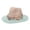 Light Pink, variant on Panama Hats for Women Fashionable Panama Sun Hat with Colour Block Trend Comfortable Summer Hat for Holidays