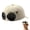 Beige, variant on Men's Korean-Style Pilot Baseball Cap with Removable Goggles (Yellow)