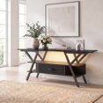 thumbnail image 2 of ELLEGNT TV Stand for 65" TVs - 3‑Tier with Power Outlets, LED Lights, and Remote Storage Shelves, Black, 2 of 10