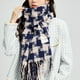 thumbnail image 2 of Bufanda de invierno, Bufandas cálidas, Accesorios para clima frío, Bufandas con flecos, 2 of 5