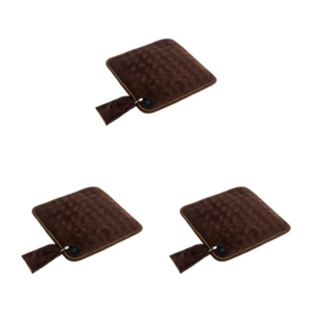 Transemion Enjoy Heat With In Heated Heated Heated Cushion Cushion.heated For dark brown 45*45*3CM 3Set