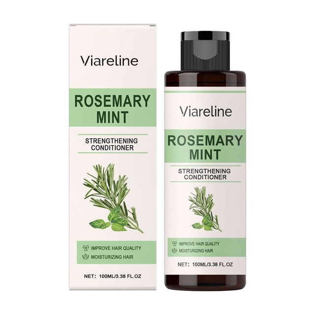 Fiudx Mascarilla Capilar Hidratante Rosa con Romero y Menta, Acondicionador Fortalecedor de Menta, Sérum Suavizante Antiencrespamiento, Repara El Cabello Seco, Todo Tipo de Cabello, Formato de Viaje