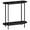 Black, variant on Narrow Console Table, 2-Tier Small Entryway Table, 29.5" Thin Sofa Table with Storage, Behind Couch Table, Display Table, for Living Room, Hallway, Entryway, Rustic Brown and Black CT01BR