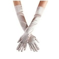 thumbnail image 3 of Kcodviy Opéra Danse Coude Doigt Gants Femmes Années 1920 Gants Longs de Mariée Mitaines Gants Satin Gants pour Femmes Gants de Ski Mitaines Gants Hommes, 3 of 3