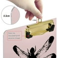 thumbnail image 4 of FMSHPON Dragonfly Pink Clipboard Hardboard Wood Nursing Clip Board and Pull for Standard A4 Letter 13x9 inches, 4 of 7