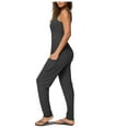 thumbnail image 6 of CheerKidz Women's Hollow Out Casual Jumpsuit,Solid Color Loose Fit Romper with Breathable Cutout Design(Dark Gray,S), 6 of 9