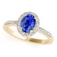 thumbnail image 6 of 0.90 Ct Diamond & Oval Shaped Tanzanite Ring -10K Gold, 6 of 7
