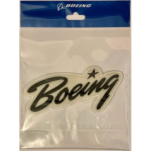 Boeing 1940s Script Logo Embroidered Patch PAT-0141