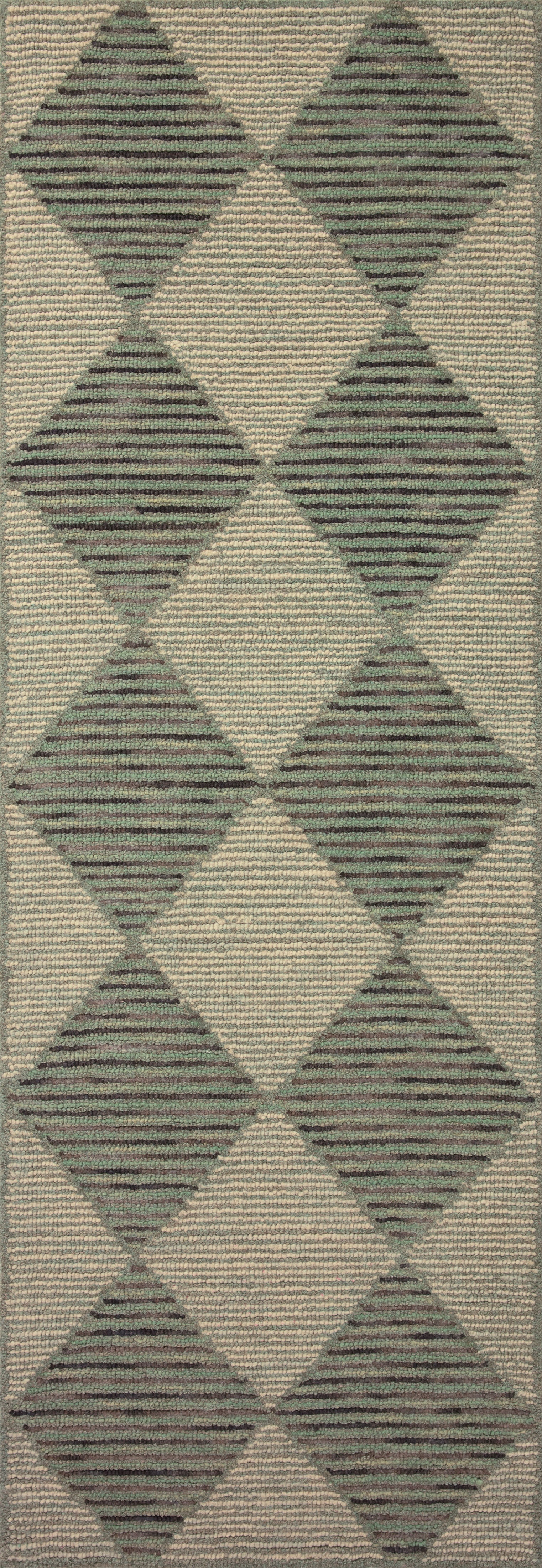 Chris Loves Julia x LoloiFrancis Spa / Granite 2'-3" x 3'-9" Accent Rug