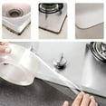 thumbnail image 4 of M Buder Transparent Multifunctional Adhesive Tape Waterproof Kitchen Bathroom Caulk Strip for Sink Basin and Toilet, 1.2 in x 118.1 in (3cm x 300cm), 4 of 9