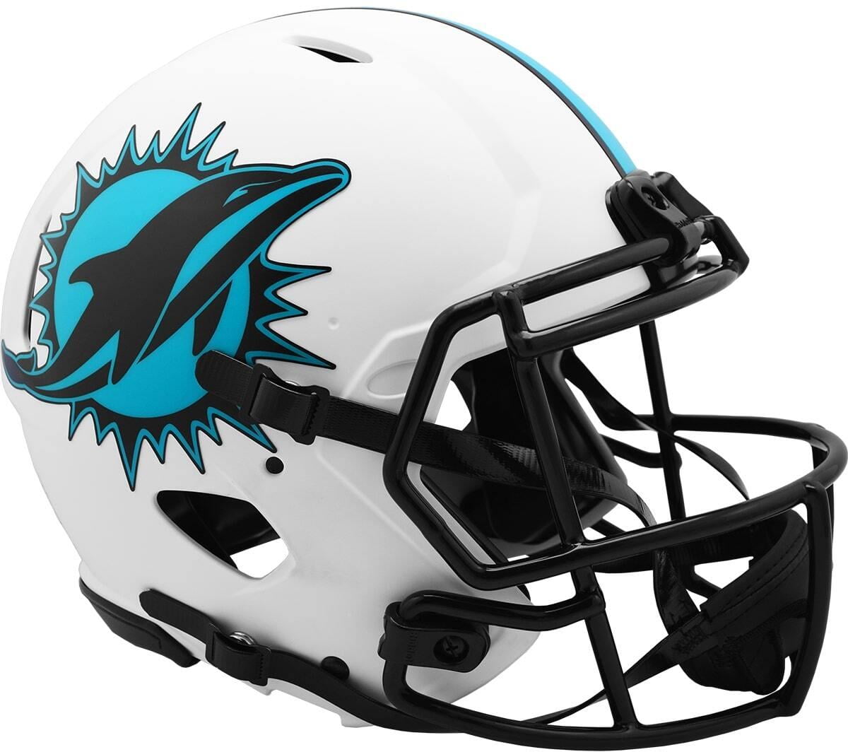 Riddell Miami Dolphins LUNAR Alternate Revolution Speed Authentic