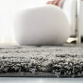 thumbnail image 4 of SAFAVIEH Florida Doug Floral Vines Shag Area Rug, Grey, 9' x 9' Round, 4 of 7