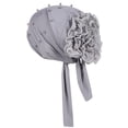 thumbnail image 3 of Women Beading Floral India Hat Muslim Ruffle Cancer Chemo Beanie Turban Wrap Cap, 3 of 5