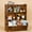 Brown, variant on LELELINKY 5-Cubby Kids Toy Storage Organizer, Bookcase and Toy Shelf for Playroom, Bedroom, Nursery, Natural