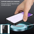 thumbnail image 3 of Magnetic Phone Case for Samsung Galaxy S23 Compatible for Magsafe, Military-Grade Shockproof Protective Case with Built-in Magnet Circle for Samsung Galaxy S23, MS Black, 3 of 9