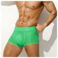 thumbnail image 5 of Men's Underwear Men Casual Solid Color Breathable Middle Waist Underwear Men's Soft Briefs Briefs with No-Ride Leg Bands, Size S-XL, 5 of 6
