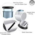 thumbnail image 6 of TOCOKEID Blue Cheese Grater Slicer Attachment for KitchenAid Stand Mixer with 3 Blades, 6 of 8