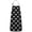 Black White Cat, variant on Brown Planet Moon Star Pattern Apron-Garden Aprons for Women with Pockets-Cotton Linen Waterproof Kitchen Cooking Gardening Aprons Adjustable for Kitchen,Cooking,BBQ and Salon 33x27 Inch