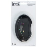 Black Magnetic Pin Cushion By Loops & Threads
