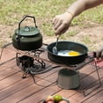 thumbnail image 1 of Vrorvz Réchaud de Camping Portable Extérieur Support Pliant Réglable en Acier Inoxydable pour Pique-Nique BBQ et Cuisine de Randonnée, 1 of 5