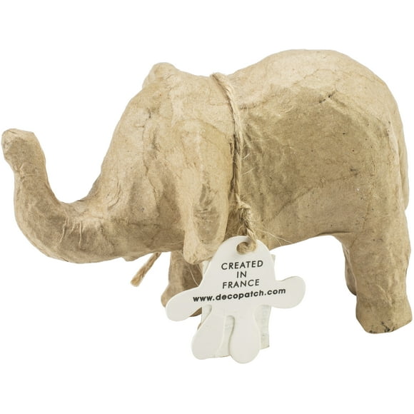Decopatch Figurine Papier-Mâche 4.5"-Éléphant AP-152