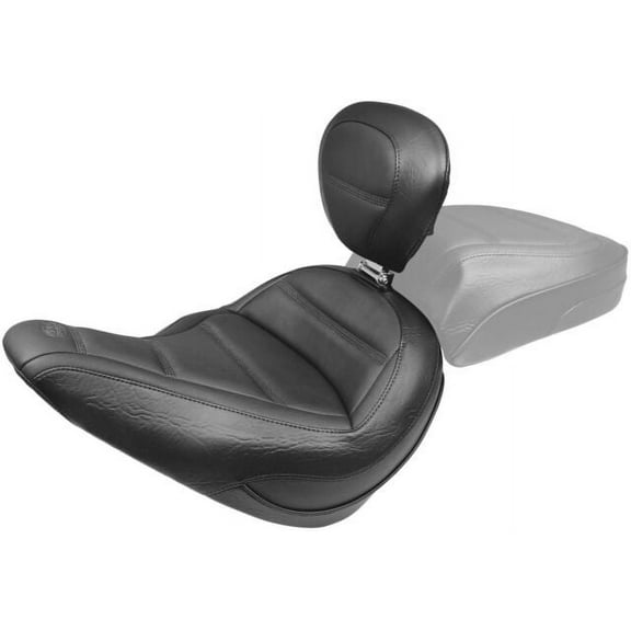 Quad Stitch Passenger Seat for Solo Seat w/Backrest