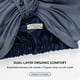 thumbnail image 4 of Gorro de pelo Clementine Organic Blue Lagoon con Silver Ion Silk, 4 of 7