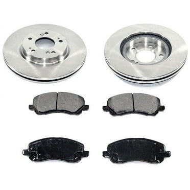 Front Brake Pad and Rotor Kit - Compatible with 2007 - 2010 Chrysler Sebring 2008 2009