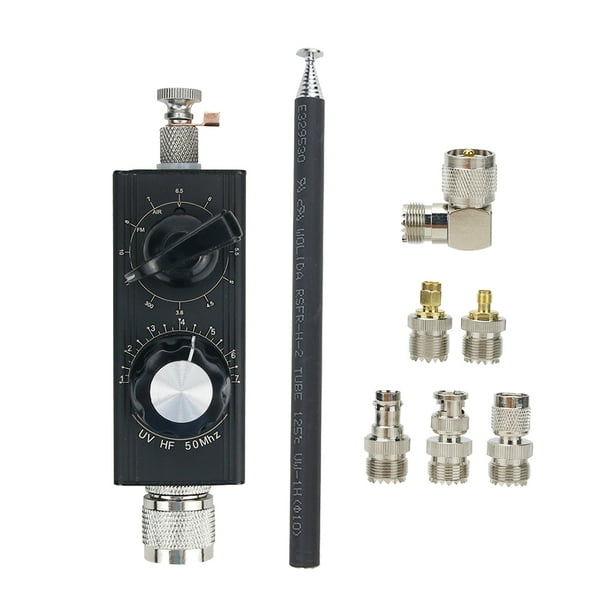 MiniANT 20W QRP All Band HF Antenna 5Mhz55Mhz Antenna Tuner Shortwave Antenna with Adapters