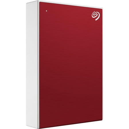 Seagate - Backup Plus 5TB External USB 3.0 Portable Hard Drive - Red