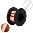 thumbnail image 3 of 5 cables esmaltados de 0,1 mm y 12 m de longitud, cable de bobinado de cobre con aislamiento de alta conductividad eléctrica, para transformadores, inductores, actuadores de cabeza de disco duro EOTVIA No, 3 of 6