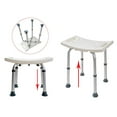 thumbnail image 3 of TMS Medical Bathroom Safety Bathtub Shower Chair Adjustable 7 Height Bench Stool Seat, 3 of 9