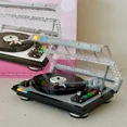 thumbnail image 2 of Creative Classic Festival Retro Record Player Building Blocks Model Music Player Assemble Bricks Birthday Toy Gift For Kid Adult, 2 of 7