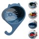thumbnail image 2 of Kitchen Sink Strainers Baskets,Multi-Functional Hanging Kitchen Sink Strainer,Sink Strainers Basket with Hook for Cleaning, (Blue), 2 of 4