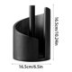 thumbnail image 3 of Soporte de madera natural para toallas de papel de sobremesa: soporte de hierro resistente con base redonda, fácil de abrir con una sola mano para usar en la cocina o el baño., 3 of 6