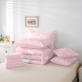 thumbnail image 6 of Manfei Spooky Bats 7-Piece Twin Bedding Sets,Happy Halloween Bedding Comforter Set,Pink White Sheet Sets For Girls Kids,Luxury Bedroom Decor Reversible, 6 of 8