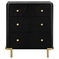 thumbnail image 3 of Arini 3-drawer Nightstand Black, 3 of 14