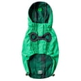 thumbnail image 4 of GF PET Dog Rain Coat Reversible Elastofit Waterproof Apparel for Small Medium Large Dogs Pets, Green, 2XS, 4 of 6