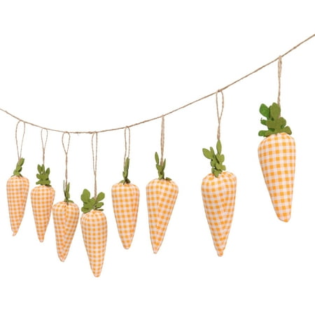 

8Pcs Easter Carrots Ornaments for Easter Home Decor DIY Easter Party Decorations Kids Gifts Supplies