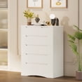 thumbnail image 6 of Asofer 6 Drawer Dresser, Chest of Drawers with Large Storage, Dresser for Bedroom, Hallway, White, 6 of 11